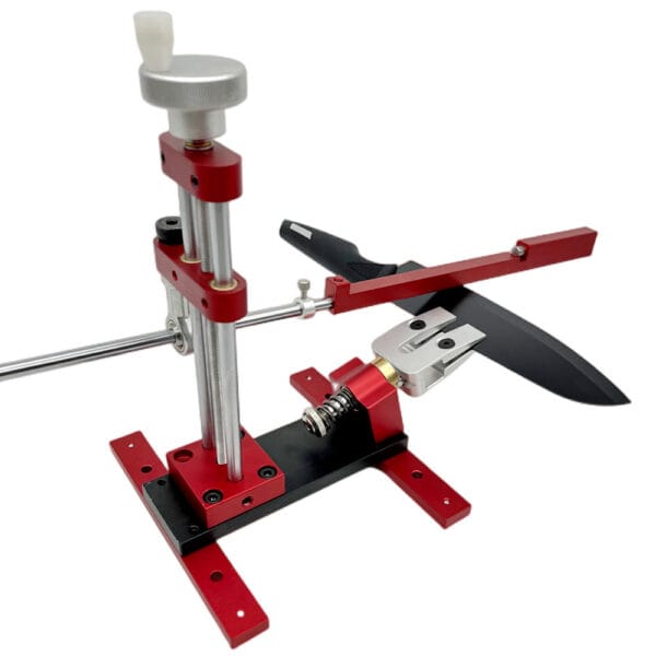 Fixed angle knife sharpener with aluminum alloy frame