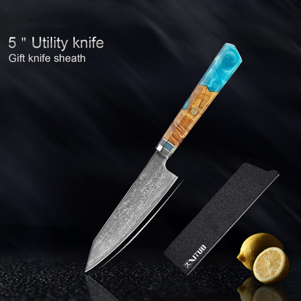 Damascus Stainless Steel Kitchen Knife - Image 10