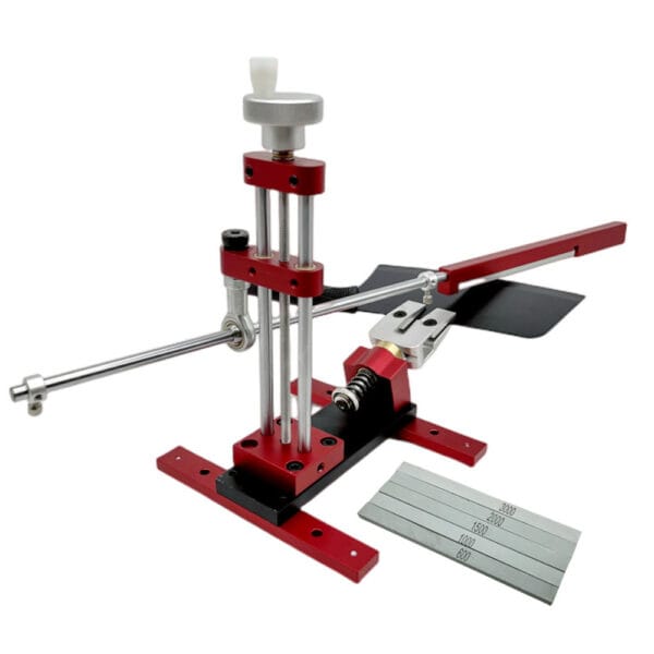 Knife sharpener with adjustable angles from 5° to 25° for customized precision sharpening