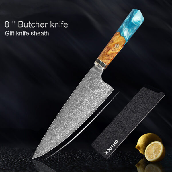 Damascus Stainless Steel Kitchen Knife - Image 7